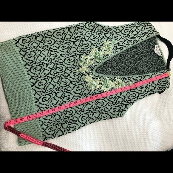 Vintage Gabani Beaded Sweater Vest - Picture 13 of 16